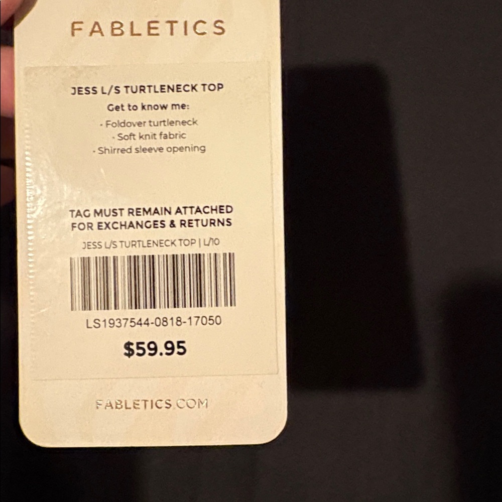 Fabletics turtle neck top - Picture 2 of 4
